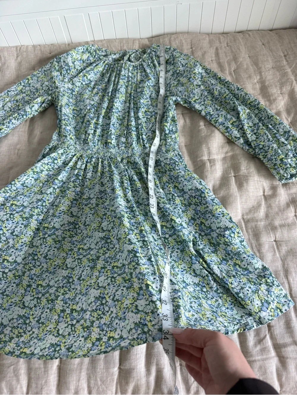 J.Crew x Liberty Fabric Palermo 100% Cotton Floral Mini Dress Size Medium